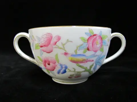 Royal Doulton Ito Smooth E2929 Songbird Soup Cream Bowl Cup & Saucer Pair, photo 5 of 11