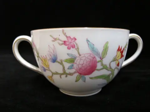 Royal Doulton Ito Smooth E2929 Songbird Soup Cream Bowl Cup & Saucer Pair, photo 8 of 11