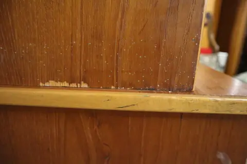 Scandinavian Mid-Century Modern Double Bodied Cabinet, photo 9 of 12