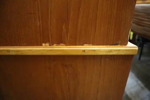 Scandinavian Mid-Century Modern Double Bodied Cabinet, photo 11 of 12