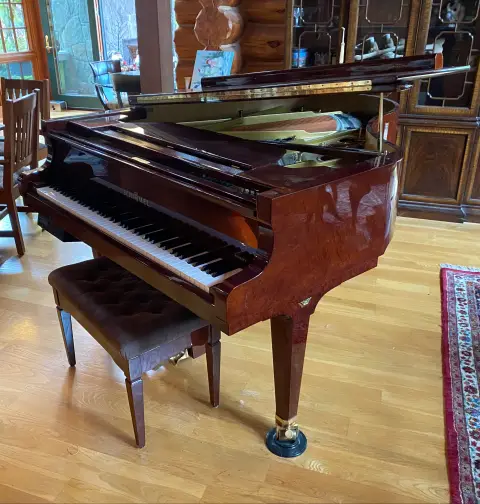Schimmel Konzert K175 Tradition Mahogany Grand Piano W/ PianoDisc System, photo 10 of 12