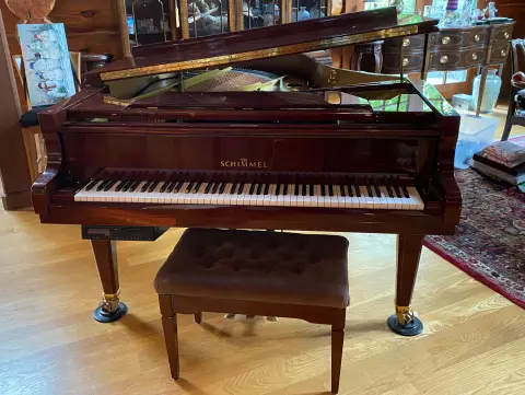 Schimmel Konzert K175 Tradition Mahogany Grand Piano W/ PianoDisc System, photo 11 of 12