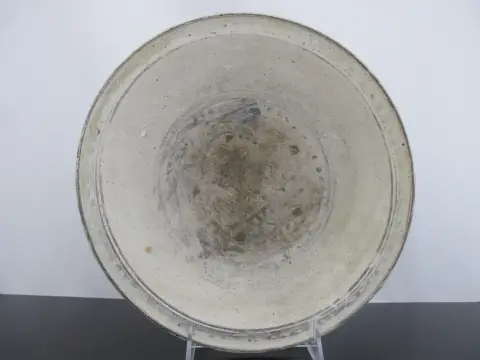 Southeast Asian Thai Sukhothai Style Antique Stoneware Pottery Bowl, photo 1 of 12