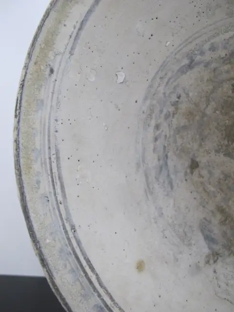 Southeast Asian Thai Sukhothai Style Antique Stoneware Pottery Bowl, photo 4 of 12