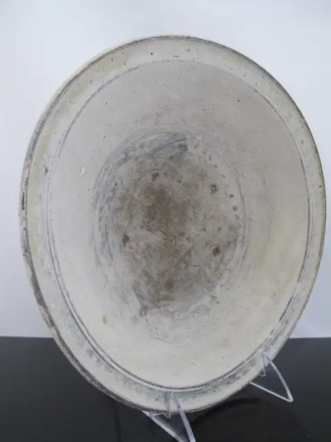 Southeast Asian Thai Sukhothai Style Antique Stoneware Pottery Bowl, photo 5 of 12