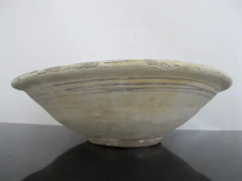 Southeast Asian Thai Sukhothai Style Antique Stoneware Pottery Bowl, photo 9 of 12