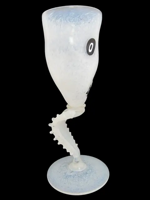 Spooky Cute Monster Halloween Party Eye Studio Glass Wine Goblet Set, photo 4 of 12