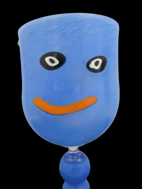 Spooky Cute Monster Halloween Party Eye Studio Glass Wine Goblet Set, photo 9 of 12
