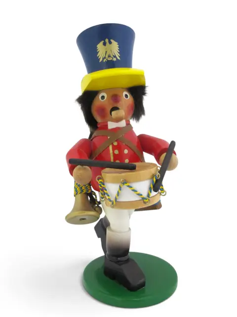 Steinbach Germany Toy Soldier Drummer Boy Incense Burner Pipe Smoker, photo 1 of 8