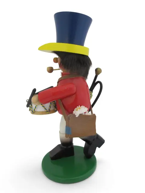 Steinbach Germany Toy Soldier Drummer Boy Incense Burner Pipe Smoker, photo 5 of 8