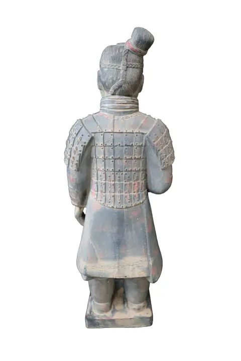Terracotta Warrior Replica Armored Solider Statue, photo 4 of 11