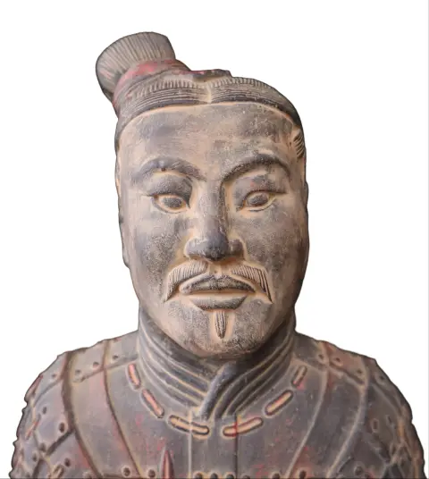 Terracotta Warrior Replica Armored Solider Statue, photo 8 of 11