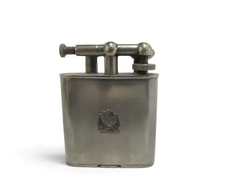 The Clark Lift Arm Lighter Fraternity Crest Antique Gadget Cane Walking Stick, photo 10 of 12