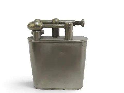 The Clark Lift Arm Lighter Fraternity Crest Antique Gadget Cane Walking Stick, photo 11 of 12