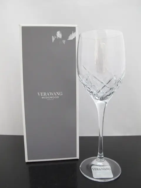 Vera Wang Wedgwood Duchesse Encore 9 1/2" Red Wine Glass Unused in Box, photo 1 of 9