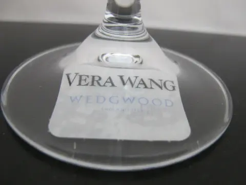 Vera Wang Wedgwood Duchesse Encore 9 1/2" Red Wine Glass Unused in Box, photo 5 of 9