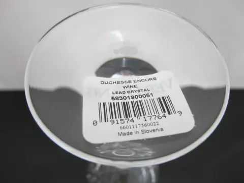 Vera Wang Wedgwood Duchesse Encore 9 1/2" Red Wine Glass Unused in Box, photo 8 of 9