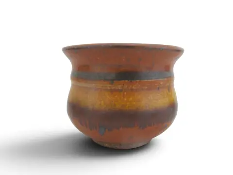 Wally Schwab Pacific Nw Stoneware Studio Pottery Small Pot or Punch Cup Set of 5, photo 3 of 10