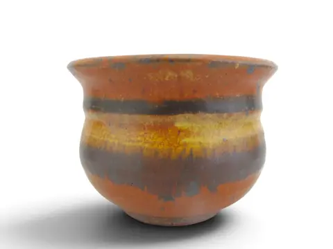 Wally Schwab Pacific Nw Stoneware Studio Pottery Small Pot or Punch Cup Set of 5, photo 4 of 10