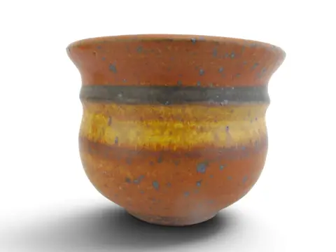 Wally Schwab Pacific Nw Stoneware Studio Pottery Small Pot or Punch Cup Set of 5, photo 6 of 10