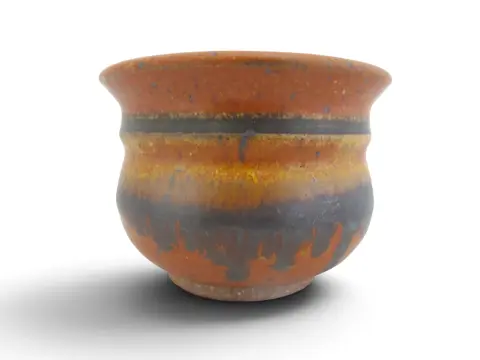 Wally Schwab Pacific Nw Stoneware Studio Pottery Small Pot or Punch Cup Set of 5, photo 7 of 10