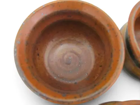 Wally Schwab Pacific Nw Stoneware Studio Pottery Small Pot or Punch Cup Set of 5, photo 10 of 10