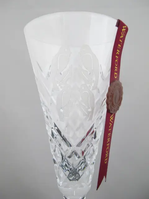 Waterford Crystal 12 Days of Christmas Calling Birds Champagne Flute Charm & Box, photo 4 of 12