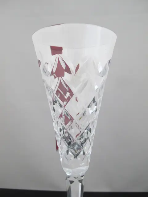 Waterford Crystal 12 Days of Christmas Calling Birds Champagne Flute Charm & Box, photo 8 of 12