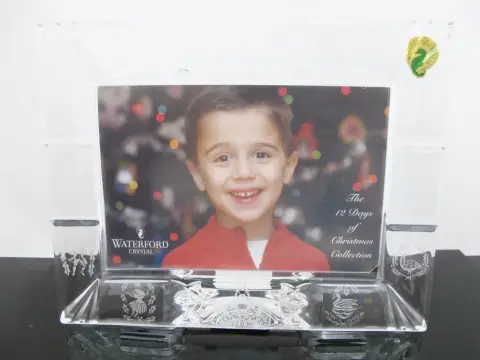 Waterford Crystal 12 Days of Christmas Limited Edition 4x6 Photo Frame W/Box, photo 2 of 12