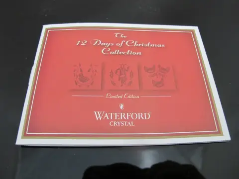 Waterford Crystal 12 Days of Christmas Limited Edition 4x6 Photo Frame W/Box, photo 12 of 12