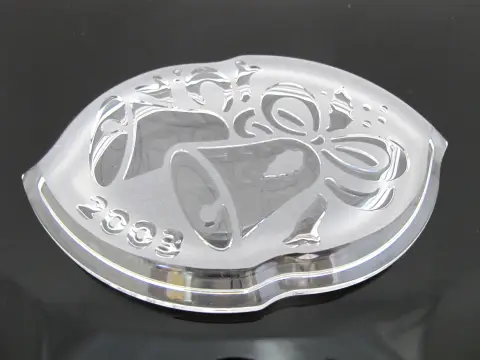 Waterford Crystal 2003 Songs of Christmas Silver Bells Music Box, photo 6 of 10