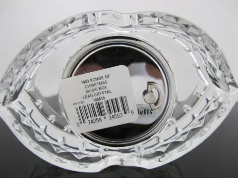 Waterford Crystal 2003 Songs of Christmas Silver Bells Music Box, photo 9 of 10