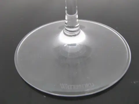 Waterford Crystal Huntley Martini Glass Smooth Stem 6 7/8" Pair, photo 5 of 9