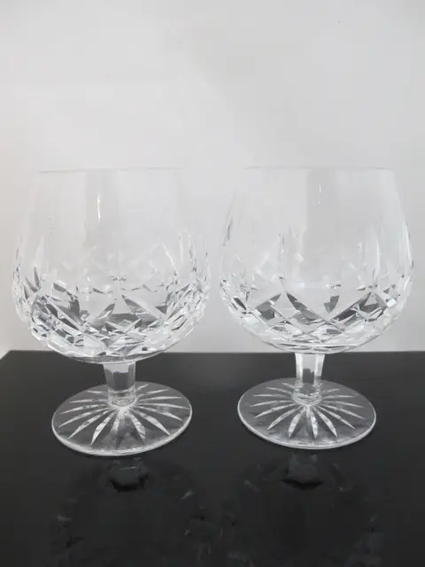 Waterford Crystal Lismore 12 Oz Brandy Snifter Glass Pair, photo 2 of 10
