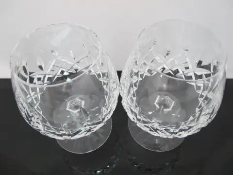 Waterford Crystal Lismore 12 Oz Brandy Snifter Glass Pair, photo 3 of 10