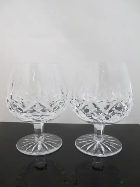 Waterford Crystal Lismore 12 Oz Brandy Snifter Glass Pair, photo 5 of 10