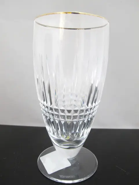 Waterford Crystal Lismore Diamond Platinum Iced Tea Glass Unused in Box, photo 5 of 9