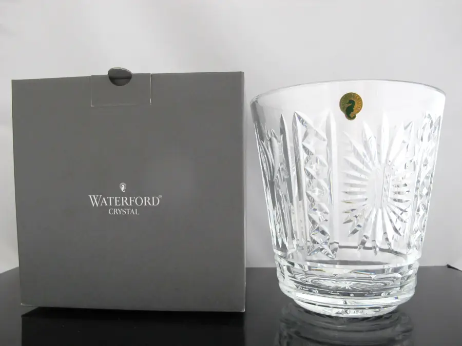 WATERFORD Crystal MILLENNIUM Universal Wish 5 Toasts Ice Bucket Unused with Box
