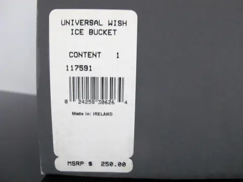 Waterford Crystal Millennium Universal Wish 5 Toasts Ice Bucket Unused With Box, photo 8 of 8