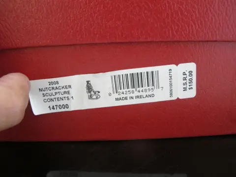 Waterford Crystal Nutcracker Rocking Horse Limited Edition Figurine Original Box, photo 9 of 10